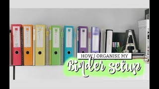 HOW I ORGANISE MY BINDER  studycollab alicia [upl. by Elisa]