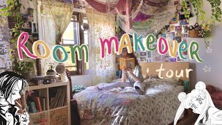 room makeover amp tour  pinterest inspired aesthetic indie maximalist [upl. by Edea]