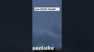 Low SCUD clouds spotted in South England [upl. by Tterej]