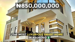 Inside the MOST LUXURIOUS SMART HOME in Abuja Nigeria 🇳🇬 [upl. by Tillo807]