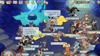 Animal Jam Clans Roleplay  ThunderClan ShadowClan SkyClan and WindClans gathering [upl. by Coraline]