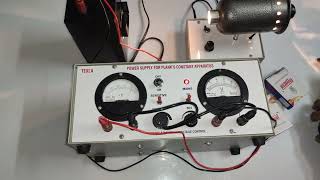 Plancks Constant apparatus analog amp characteristics [upl. by Lemej]