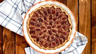 GlutenFree Pecan Pie  Healthy Thanksgiving Dessert  Its Raining Flour Episode 150 [upl. by Kotick]