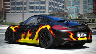 Assetto Corsa  NFS Most Wanted Blacklist Bio  10 Baron Porsche Cayman GT4 [upl. by Virgil]