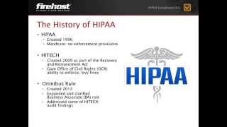 History of HIPAA amp HITECH 101 [upl. by Arel234]