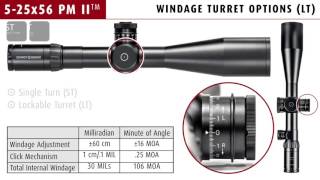 Schmidt amp Bender 525x56 PM II Rifle Scopes [upl. by Olrak]