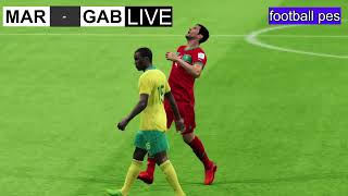 بث مباشر مباراة المغرب والجابون Morocco vs Gabón live streaming ⚽ محاكاة لعبة فديو بيس2021 [upl. by Donielle254]