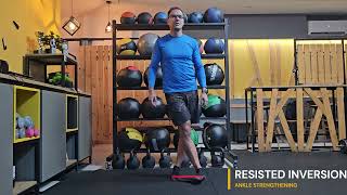 Resisted inversion  Ankle strengthening [upl. by Eitten426]