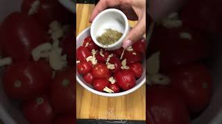 Antepasto de tomate confitado na airfryer [upl. by Naneek779]