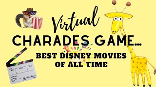 Virtual Charade Disney Movies  Name The Title Of The Movie  Family Fun Game  Direct Trivia [upl. by Aisela764]