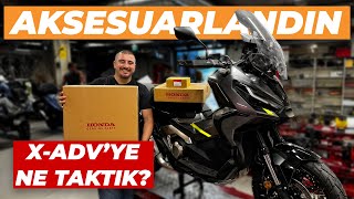 Honda XADV 750 Aksesuar Doldurmaca Neler Taktık [upl. by Eiblehs97]