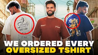 2024 Oversized Tees Haul  Best Oversized Tees For Men  BeYourBest Fashion By San Kalra [upl. by Ysied645]