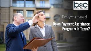 Down Payment Assistance Programs in Texas [upl. by Mikol]