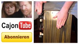 CAJONTUBE Glen Hansard  When your minds made up 54 Beat with Cajon [upl. by Aciemaj]