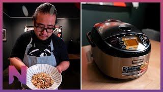 Zojirushi Rice Cooker Unboxing  Donabe Rice w Michelin Star Chef [upl. by Amahs503]