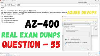 Q 055 AZ 400 DevOps Real Exam Question and answer Dumps CertStudyPro [upl. by Leachim726]