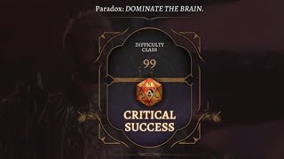 What happens if you pass the 99 skill check roll against The Absolute  Baldurs Gate 3 [upl. by Sands]