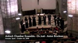 Antioch Chamber Ensemble  Os Justi  Anton Bruckner [upl. by Kaile64]