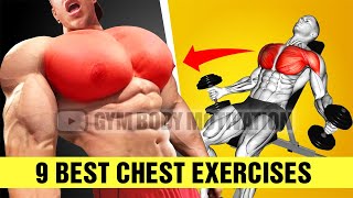 9 Effective Exercises To Build a Massive Chest [upl. by Aoket]