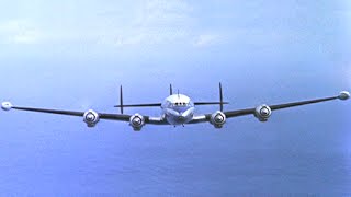 Lockheed Constellation HD  Stock Footage [upl. by Decamp]