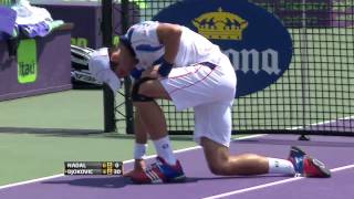 Novak Djokovic v Rafael Nadal Miami Open 2011 Flashback [upl. by Humph]