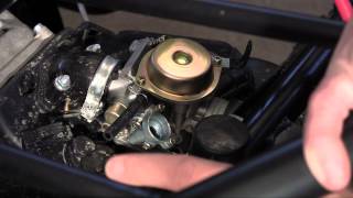 How to Build a Go Kart  15  Carburetor [upl. by Ailiec521]