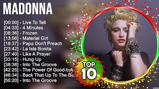 Madonna Greatest Hits  Best Songs Of 80s 90s Old Music Hits Collection [upl. by Lasley]