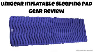 Unigear Inflatable Sleeping Pad Gear Review [upl. by Cir]