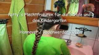 Französicher Zopf Flechten Tutorial Flechtfrisuren Anleitung Pattys Haarkunst [upl. by Asir]