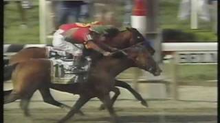 Victory Gallop Belmont Stakes 1998  Thrilling finish  Triple Crown lost by a nose [upl. by Gram]