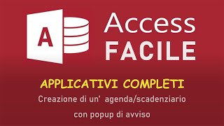 Applicativo Completo  Agenda e Scadenziario con popup avvisi [upl. by Nwhas]