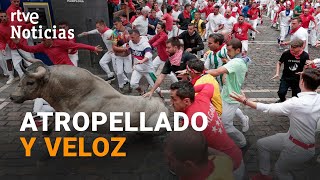 SAN FERMÍN 2024 SÉPTIMO ENCIERRO muy PELIGROSO por las CAÍDAS de los CORREDORES  RTVE [upl. by Eceinert474]