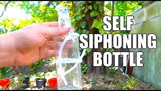 Siphon INSIDE A VACUUM self siphoning bottle [upl. by Yelyr344]