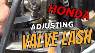 Honda Motorcycle Valve Lash Adjustment SECRETS Revealed for 19781987 400 amp 450 [upl. by Lapointe486]