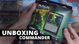 DECK OBUUN Fúria da Terra  Commander Renascer de Zendikar  UNBOXING Magic The Gathering [upl. by Boiney903]