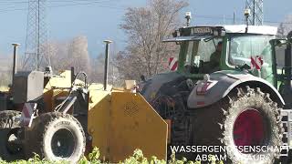 Acker Planieren Tirol mit Fendt Vario und Planierschild Bos KB5004 MEGA [upl. by Zavras164]