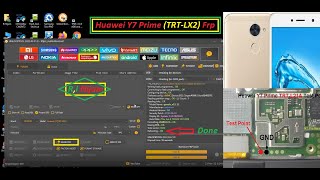 Huawei Y7 Prime TRTLX2 Test Point Frp Remove By Unlock Tool  Ri Nijam [upl. by Atilahs653]