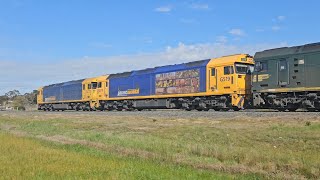 7902V PN up Fruitflyer Mildura to Melbourne 1035 11924 Ararat Junction VIC [upl. by Mort]