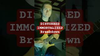 DISTURBED  Immortalized Breakdown cover guitar metal guitarcover cover music guitarist [upl. by Attesoj]