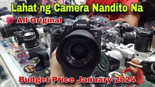 Lahat ng Camera Nandito Na 💯 Legit All Original Budget Price January 2024  Greenhills [upl. by Assitruc]