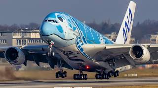 70 minutes of Airbus A380 ONLY  ALL AIRLINES  Landing and Take off around the World [upl. by Jones]