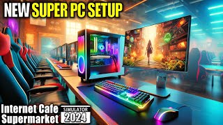 Using PC’s for Mayhem  Internet Cafe amp Supermarket Simulator Gameplay  Part 4 [upl. by Nikolaos400]