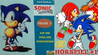 HÖRSPIEL Sonic the Hedgehog 1  HD  1991 Karussell Kassette  SEGA  KOMPLETT  bloffde [upl. by Shell]