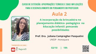 A incorporação da brincadeira no planejamento didáticopedagógico na Ed Infantil [upl. by Notsnhoj]