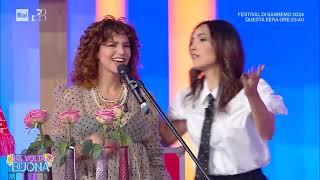 Sanremo 2024  Annalisa quotSINCERAMENTEquot Cover di Gaia Gentile La Volta Buona Rai1 [upl. by Philbin]