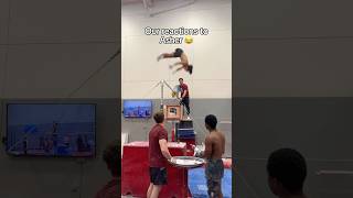 I was in emotional distress 😂 gymnastics gymnast sports fail fails olympics olympian sport [upl. by Asiuol]