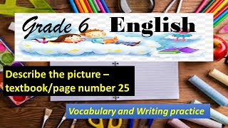 Grade 6  English lesson  textbookpage 25 [upl. by Latrena238]