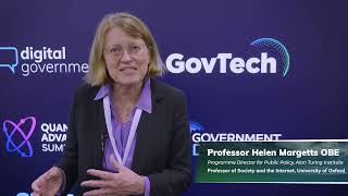 Professor Helen Margetts OBE speaks at GovTech 2022 [upl. by Sherburne841]