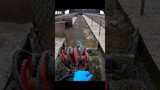 🚜 Efficient Cowshed Cleaning Mini Tractors on the Farm [upl. by Llewen]