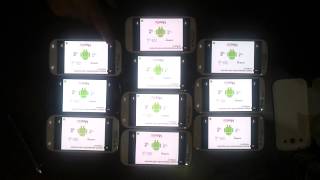 10 Samsung Galaxy SIII S3 connected with AllShare Play Group Cast [upl. by Rimaj]